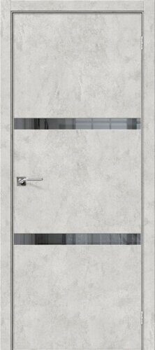 Дверь ЭльПорта Порта-55 4AF. Цвет: Grey Art Mirox Grey