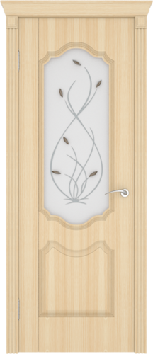 Дверь Ростра Орхидея ДО. Цвет: беленый дуб