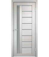 Дверь Брама Porta P11. Цвет: лиственница белая, стекло белое