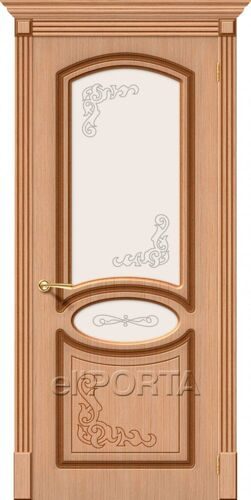 Дверь ЭльПорта Азалия ДO. Цвет: дуб