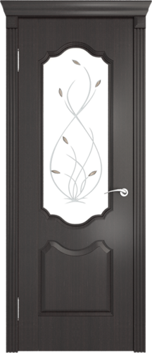 Дверь Ростра Орхидея ДО. Цвет: венге