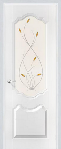 Дверь Ростра Орхидея ДО. Цвет: белоснежный