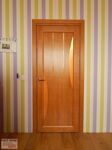 Межкомнатные двери Вега 4 (полулуна) Цвет: орех светлый